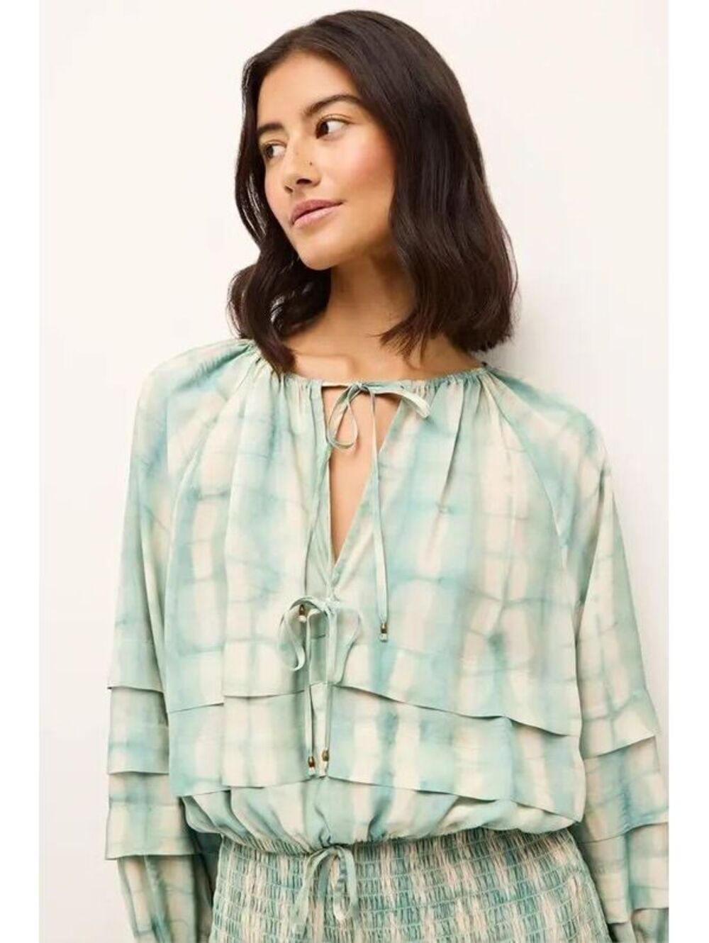 MARIE OLIVER | ✦ Umi Blouse        Bermuda ✦ $295